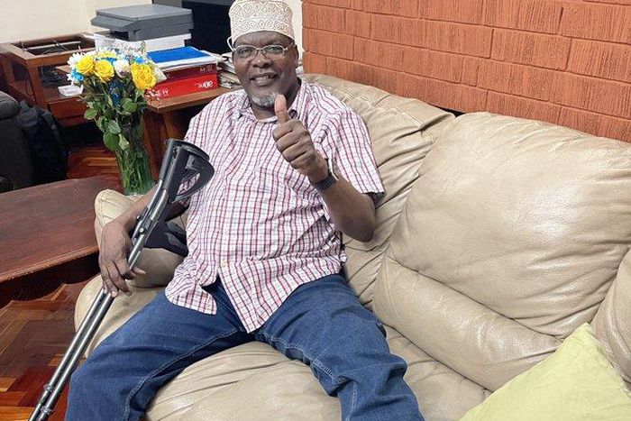 Miguna Miguna gives update on his health after accident that left him with injuries
