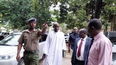 Pastor Ezekiel Odero during arrest on April 27, 2023 Police are investigating deaths at his church after rescuing 100 people from Mavueni, Kilifi County