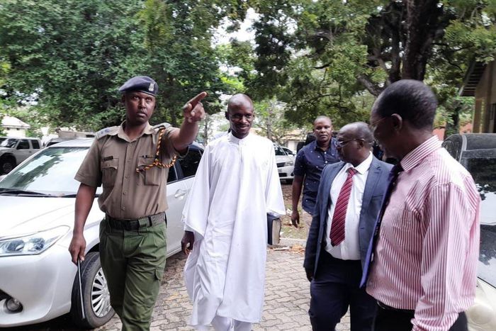 Pastor Ezekiel Odero during arrest on April 27, 2023 Police are investigating deaths at his church after rescuing 100 people from Mavueni, Kilifi County