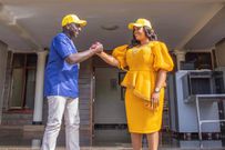 William Ruto receives Cate Waruguru at his Karen residence in 2022