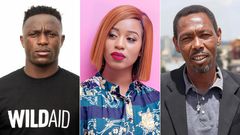 From left: Victor Wanyama, Diana Marua & Omosh Kizangila