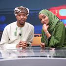 Rashid Abdalla and wife Lulu Hassan