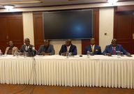 Lawyers representing the ministry of Repentance and Holiness and a section of its leadership during a press conference in Nairobi on August 19, 2023