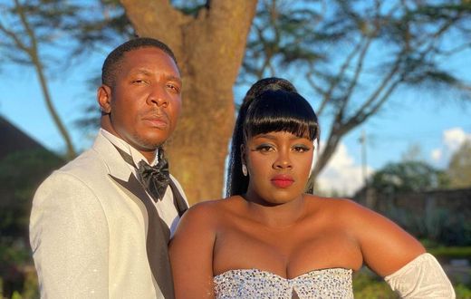Jackie Matubia and ex Blessing Lung'aho