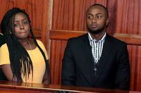 Jacque Maribe and Jowie Irungu in court during a past hearing