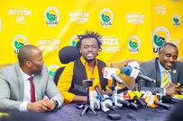 File image of MC Jessy, musician Kevin Bahati and UDA SG Cleophas Malala.