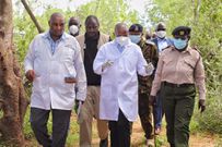 CS Kindiki when visited Shakahola forest where more than 100 bodies have been exhumed