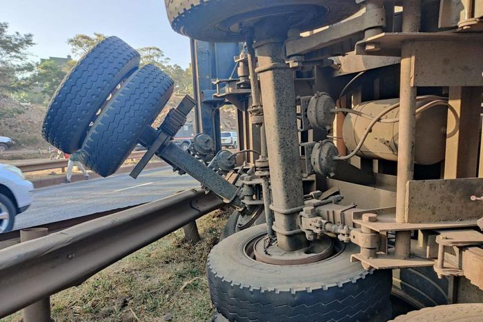 Photos from an accident at Blue Post along the Thika Superhighway
