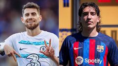 Jorginho Frello (left) and Hector Bellerin