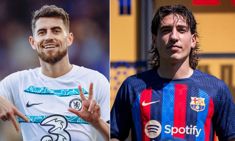Jorginho Frello (left) and Hector Bellerin