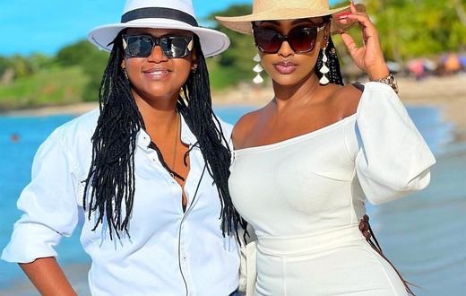 Michelle Ntalami and Fena Gitu