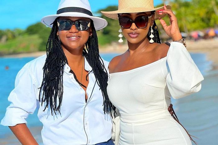 Michelle Ntalami and Fena Gitu