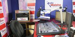 Radio Maisha studio owned by the Standard Media Group