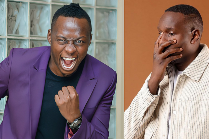 From left: Oga Obinna & YY Comedian