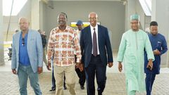Raila Odinga in South Africa
