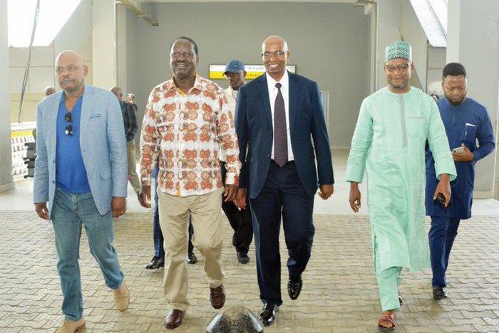 Raila Odinga in South Africa