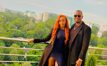 Amber Ray with Kennedy Rapudo