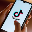 A person using TikTok