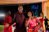 Media couple Waihiga Mwaura and Joyce Omondi during a past celebration