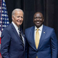 File image of US President Joe Biden (L) and Kenya’s President William Ruto posing for a picture.