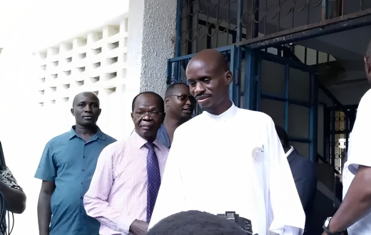 Pastor Ezekiel Odero shortly after being arrested in Mombasa