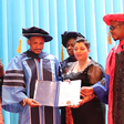 Embakasi East MP Babu Owino receives Honorary Doctorate Degree in Political Leadership