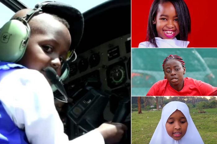 A collage of Elias Muthomi Gitonga, Shanah Manjeru, Munira Abditifah Abdi and Angela Okutoyi