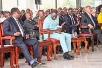 President William Ruto with Prime Secretary Musalia Mudavadi at State House on June 19, 2024