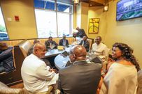 President William Ruto visited Swahili Village in New Jersey, a Kenyan restaurant run by businessman Kevin Onyona on September 17, 2023