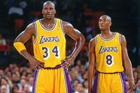 Shaq O'Neal and the late Kobe Bryant