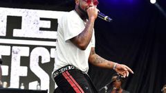 File image of Davido on stage at a past event