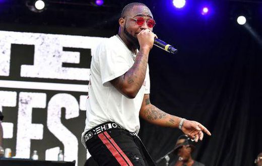 File image of Davido on stage at a past event