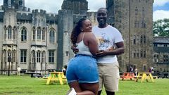 Content creator Murugi Munyi  with her husband