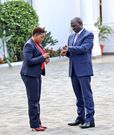 President William Ruto and Health CS Susan Nakhumicha at State House, Nairobi