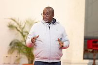 Agriculture CS Mithika Linturi speaking during a meeting with Embu leaders at State House, Nairobi on May 28, 2024