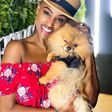 Michelle Ntalami & her pet Pixel