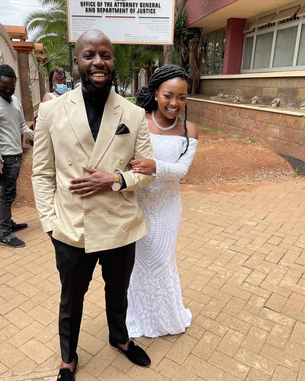 Esther Kazungu and hubby James Kibunjah