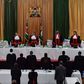 Supreme Court judges during the hearing of the 2022 presidential election petition