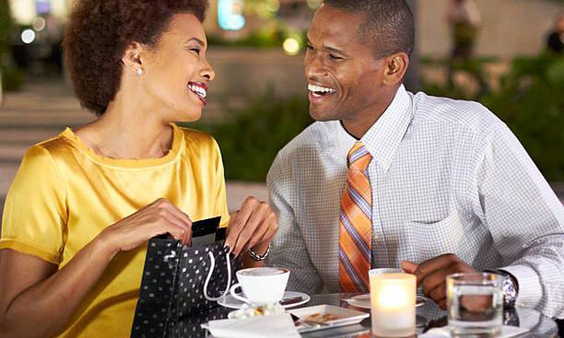 A couple on a a date