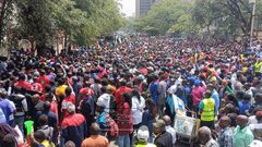 Nyamakima, Kamukunji traders protest outside Deputy President Rigathi Gachagua's office