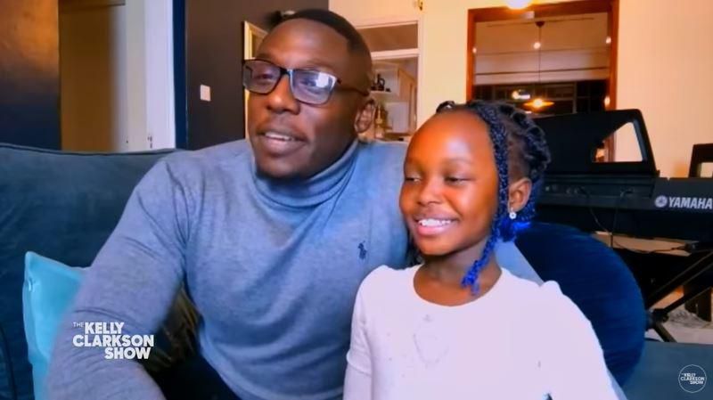 7-year-old Aiko Bett Cherono and her dad shine on Kelly Clarkson Show