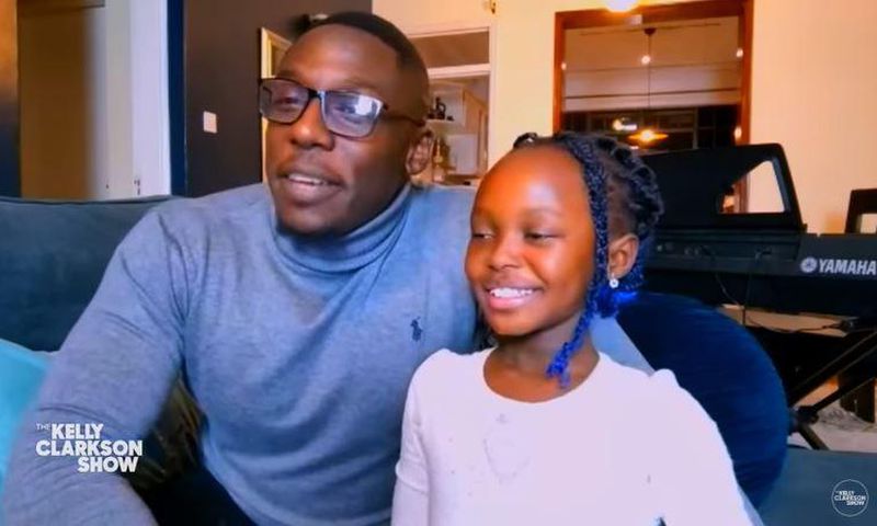 7-year-old Aiko Bett Cherono and her dad shine on Kelly Clarkson Show