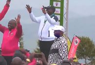 Security detail act swiftly as DP Gachagua falls during race at Tinderet Barngetuny Mountain Run