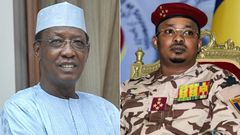 CHad's 1st President Idris Deby Itno & his son Mahat Idris Deby, the 2nd President of Chad