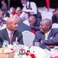 Kiambu gubernatorial candidate Moses Kuria with Kenya Kwanza presidential running mate Rigathi Gachagua during Kuria's manifesto launch on May 28, 2022