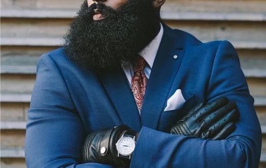 A man with a long beard