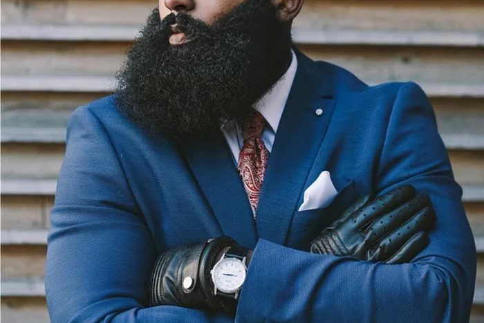 A man with a long beard