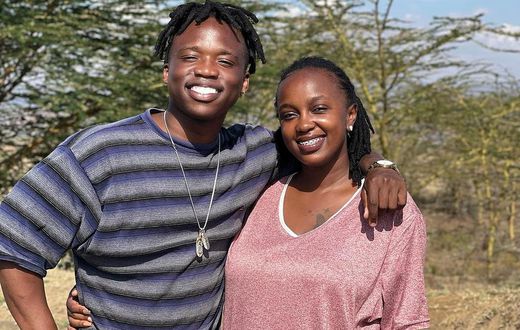 Flaqo and girlfriend Keranta