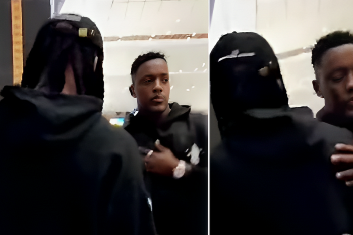 Shakib Lutaaya meets Zari Hassan's ex Diamond Platnumz