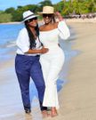 Michelle Ntalami and Fena Gitu